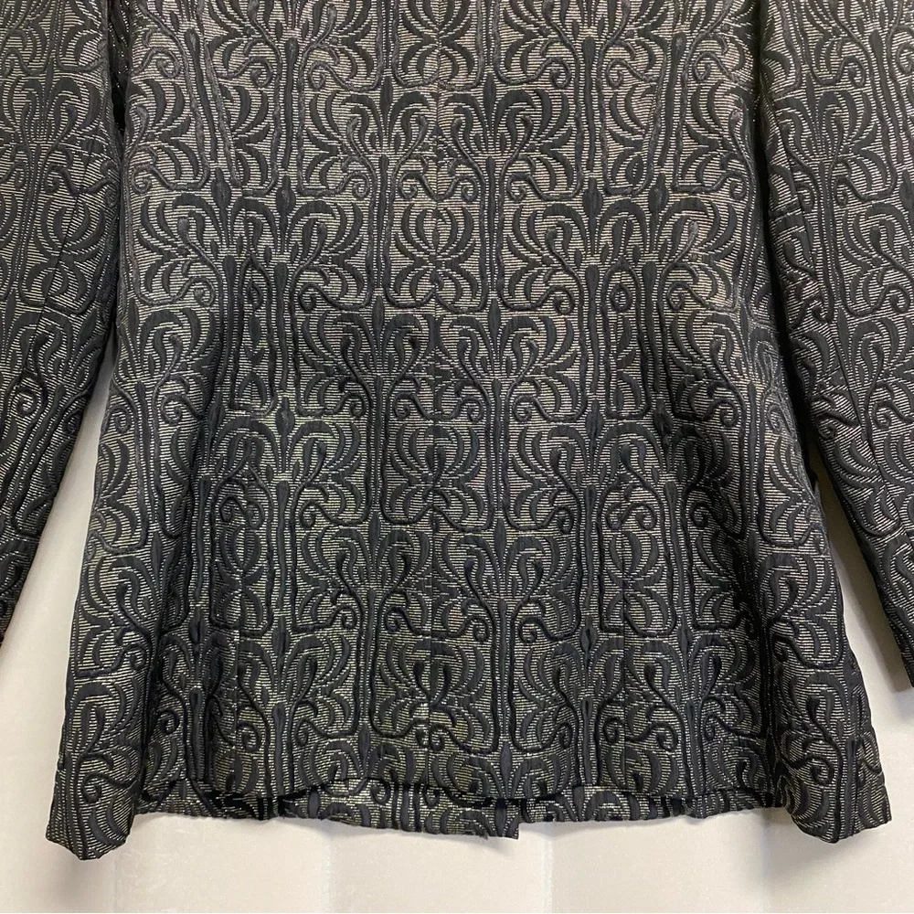 Vintage Mary McFadden Neiman Marcus Womens Blazer Jacket Sz 12 Brocade Old Money